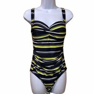 Striped One-Piece Swimsuit by Bond-Eye Australia size 6